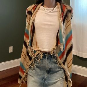 Fringe cardigan